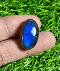Amazing!!! Blue Labradorite Oval Shape Cabochon Gemstone For Making Jewelry B28 - Picture 1 of 10