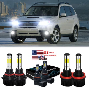 LED Headlight Fog Light Bulbs Combo for Subaru Forester 2009 2010 2011 2012 2013 - Bild 1 von 12