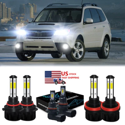 Combo de faros antiniebla LED para Subaru Forester 2009 2010 2011 2012 2013 Foto 1 de 4