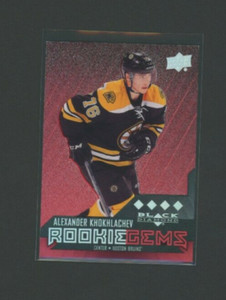 2014 Upper Deck Black Diamond Gems Star Rubies /150 Alexander Khokhlachev Rookie