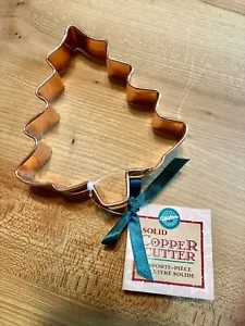 NWT Wilton Solid Copper Christmas Tree Cookie Cutter Extra Large (Baking Tool) - Picture 1 of 6