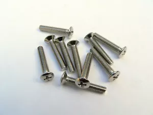 M4 X 23Mm Kreuz Senkkopf Schrauben Packung Mit 10 Senkungen - Bild 1 von 2