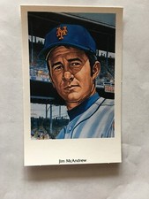 Jim McAndrew PC Ron Lewis Oil Painting 1994 NY Mets 1969 25th WS Champ