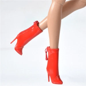 Zapatos para Moda Royalty FR2 Nu Face 2 Amapola Parker Obitsu 23 25 27 Muy Rojo - Imagen 1 de 3