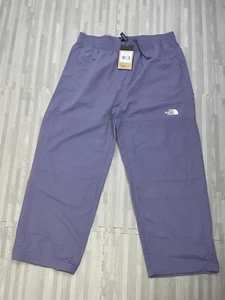 The North Face Nylon Easy Pants Women Size XL Lunar Slate Purple Straight $90* - Picture 1 of 9