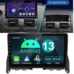 4+64G Android 13.0 Carplay 8-Kern Autoradio Für Mercedes Benz C Klasse W204 S204 - Bild 1 von 14
