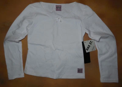 Nuevo con etiquetas Top Bloch Dance Blanco Manga Larga Algodón Spandex Niñas Pequeño Niño 4/6 CZ5409D Foto 1 de 3