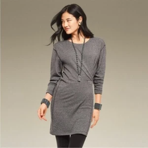 CAbi 3650 Gray Sweatshirt Put On Dress Size M - Picture 1 of 17