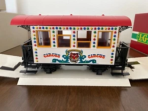 LGB Spur G 3036 Zirkus Personenwagen, neuwertig & nie benutzt; Erstbesitz - Bild 1 von 8