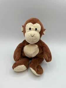 Gorro Ty Pluffies Monkey Dangles marrón crema felpa Tylux Lovey 2010 Ape - Imagen 1 de 9