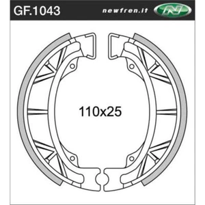 Rear Brake Shoes Fit HONDA CB125S 1975 1976 1977 S4S - Picture 1 of 2