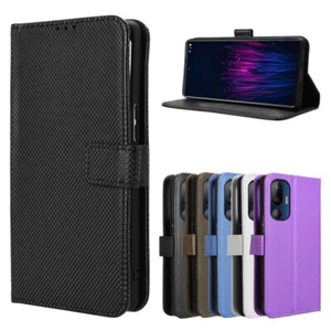 For HTC U24 Pro, Luxury Flip Leather Anti-slip Matte Cover Wallet Stand Case - Picture 1 of 29