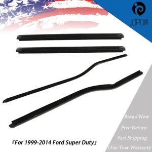 Moldura de cinturón exterior ventana nueva 4 piezas para Ford Super Duty 1999-2014 F81Z-2521452-AA - Imagen 1 de 10