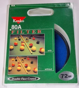 72mm 80A Blue Color Correction Glass Lens filter Japan Coated 72 mm 80-A E72 - Picture 1 of 4