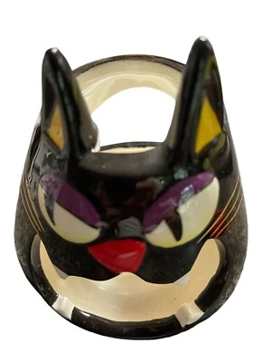 soporte luz té gato negro Foto 1 de 4