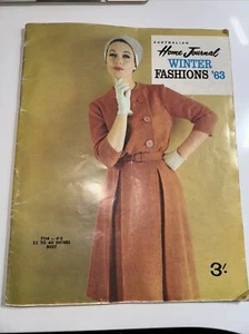 Catálogo Australian Home Journal Winter Fashions 1963 - En muy buena condición - Imagen 1 de 5