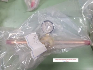 NEW CARTEN CONTROLS R625 REGULATOR W/ GAUGE BRASS BODY, 100PSI, HIGH PURITY - Picture 1 of 5