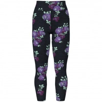 TC2 Lularoe Leggings Floral Purple Rose Flower on Black Size 18+ NEW 431614 - Image 1 of 3