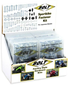 Bolt Sportbike Hardware Track Pack Kawasaki Honda Yamaha Suzuki 6 Pack 2007-6SB - Picture 1 of 1