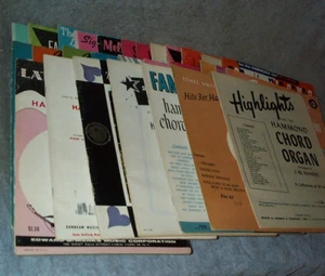 HAMMOND CHORD ORGAN Music Books CHOICE $4.99 each, May Have Wear/Damage Group C - Picture 1 of 8