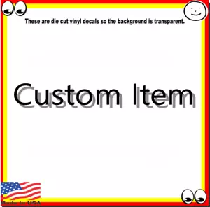 Custom Made Item - Picture 1 of 1