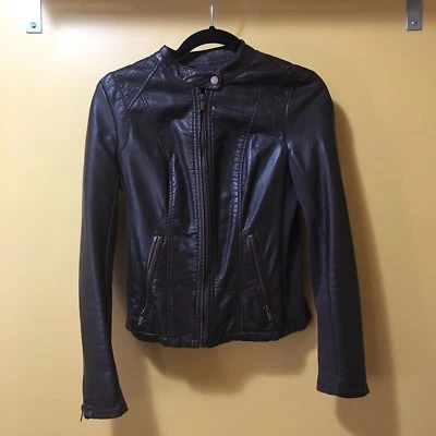 Chaqueta Express Marrón Doble Peplum, Talla S Foto 1 de 4