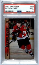 2007-08 Upper Deck Young Guns Patrick Kane Rookie #210 PSA 9