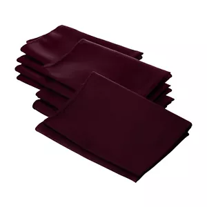 LA Linen Pack-10 Polyester Poplin Napkin 18 by 18-Inch. Made in USA - Picture 1 of 42