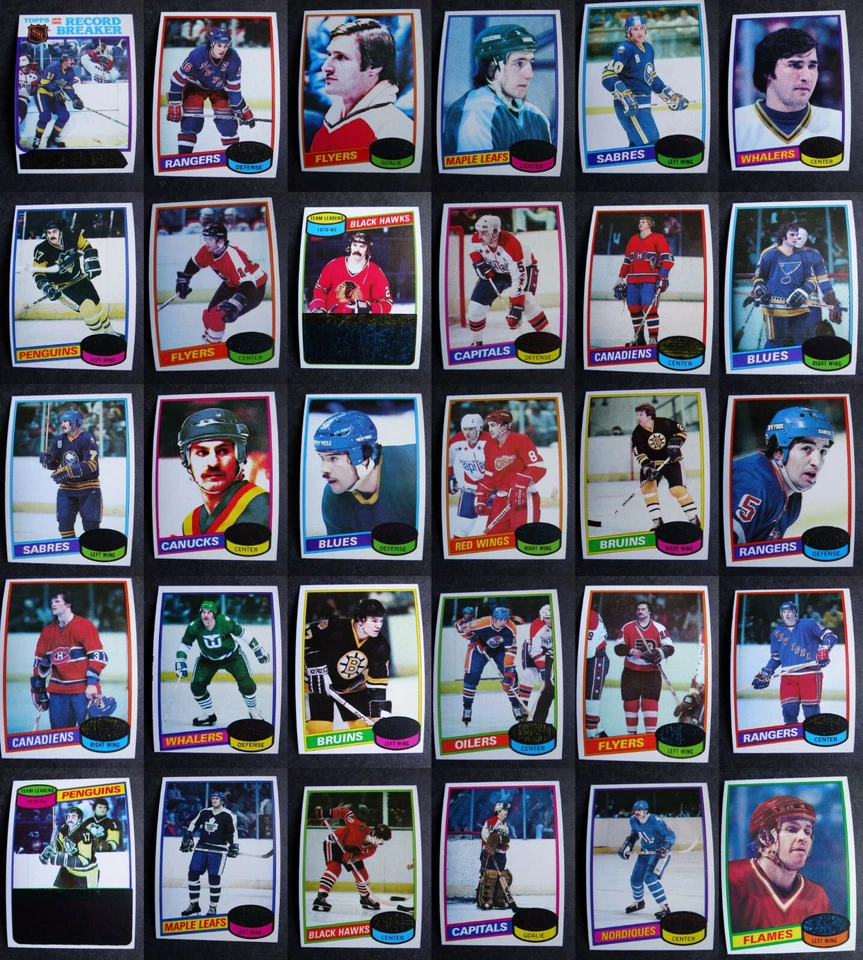 1980-81 Topps Hockey Cards Complete Your Set U You Pick List 1-132 - Image 1 of 1