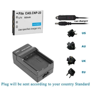 Battery or Charger for NP-20 Casio Exilim Zoom EX-Z70 EX-Z75 EX-Z77 EX-Z770 - Picture 1 of 42