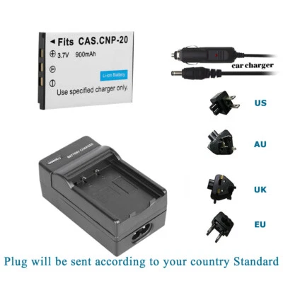 Battery or Charger for NP-20 Casio Exilim Zoom EX-Z70 EX-Z75 EX-Z77 EX-Z770 - Image 1 of 4