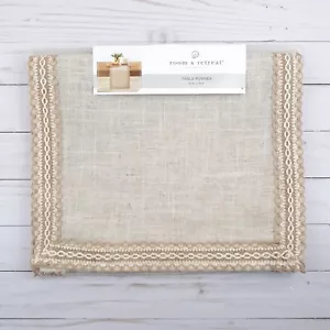 Tischläufer 14x72 Leinenmischung Jute Akzente Beige - Bild 1 von 2