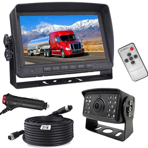 8" Rear View Monitor 12V-24V Caravan RVs Truck IR Night Vision Reversing Camera - Picture 1 of 24