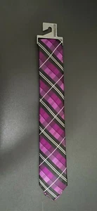Express Men's Raspberry Tie - Picture 1 of 2