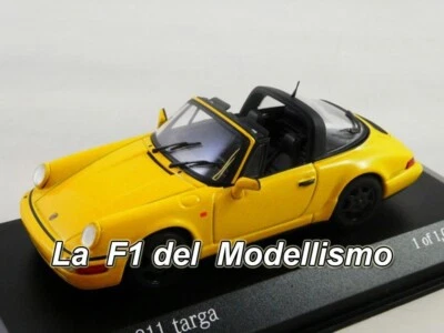 Minichamps Porsche 911 Targa yellow 1991 1/43 410061367 - Immagine 1 di 3