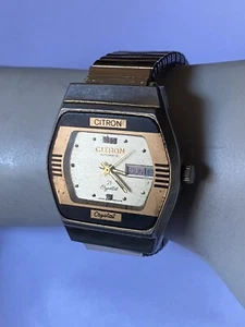 vintage citron crystal watch automatic 21 jewels parts or repairs  - Picture 1 of 5