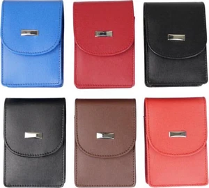 Estuche de paquete de cigarrillos Big Box / aspecto de cuero / botón magnético / 40 g / 2 colores - Imagen 1 de 7