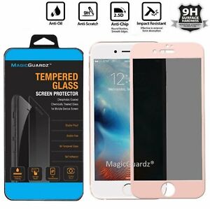 3D Full Cover Privacy Tempered Glass Screen Protector for iPhone 6 7 8 Plus