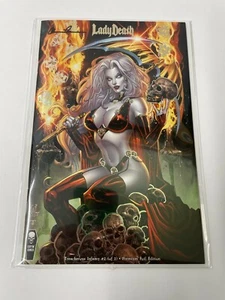 Lady Death Treacherous Infamy #2 (2 of 2) Foil Cover signed by Brian Pulido - Bild 1 von 4