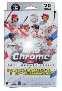 2021 Topps Chrome Baseball Update Factory Sealed Hanger Box - Picture 1 of 1