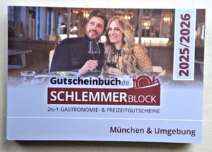 Gutscheinbuch 2025/2026 - München & Umgebung - 2:1 Gutscheine - Schlemmerblock - Bild 1 von 2