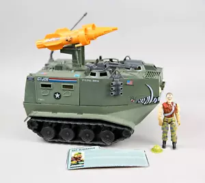 1988 GI Joe WARTHOG Tank SGT Slaughter Figure Vintage ARAH Vehicle Near Complete - Picture 1 of 18