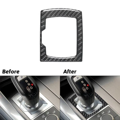 Carbon Fiber Gear Shift Panel Cover For Land Rover Range Rover Sport 2014-2017  - image 1 of 4