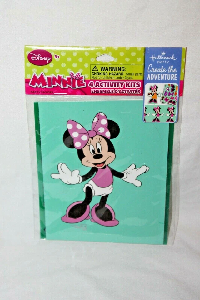 НОВЫЙ MINNIE MOUSE 4 АКТИВНОСТИ НАБОРЫ ПОЛЬЗУ ВЕЧЕРИНКИ РАСХОДНЫЕ МАТЕРИАЛЫ - Изображение 1 из 1