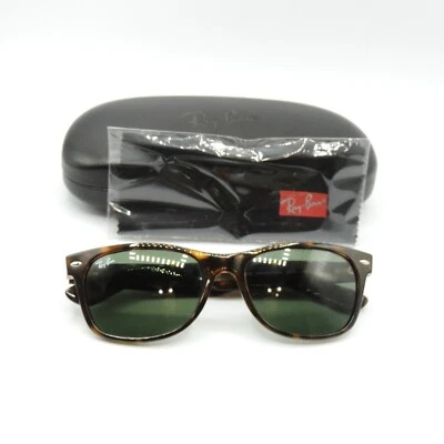 Ray Ban 2132 902 Tortoise Wayfarer Green Lens Sunglasses 55 mm - Image 1 of 4
