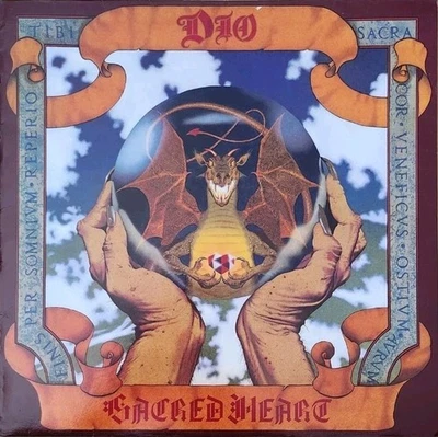DIO - Sacred Heart - 1985 Original Track Vinyl Record LP Album *Vertigo*  - Image 1 of 3