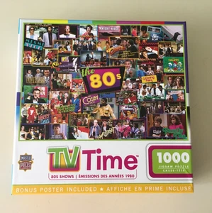 1000-piece jigsaw puzzle 80s TV theme - Picture 1 of 3