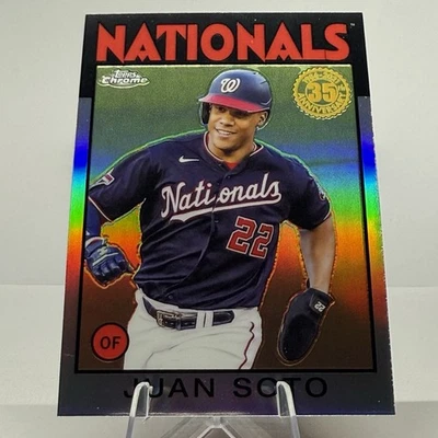 2021 Topps Chrome - 1986 Topps Baseball Juan Soto #86BC-4 - Image 1 of 2