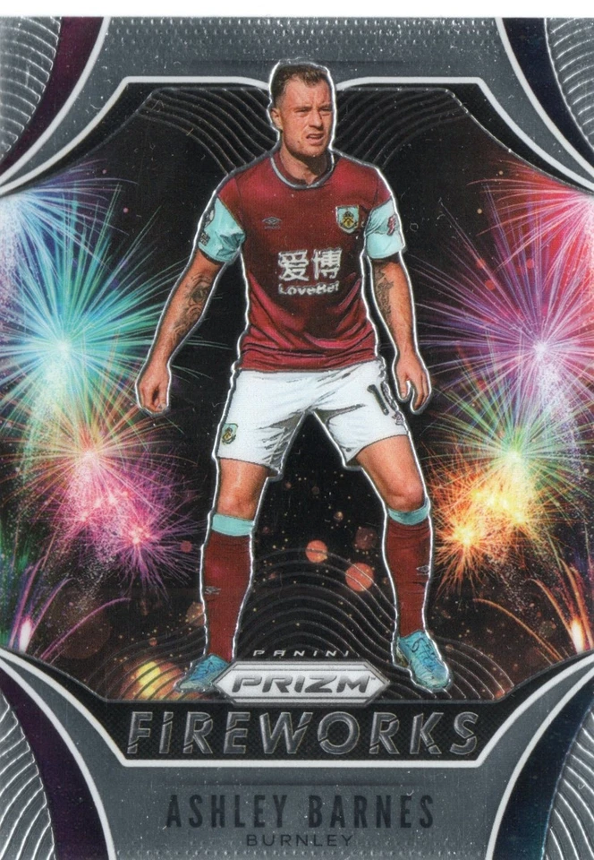 2020-21 Panini Prizm Premier League FIREWORKS #4 Ashley Barnes - Image 1 of 2