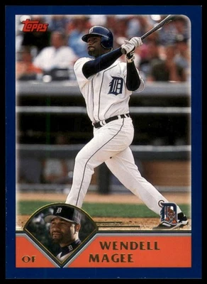 2003 Topps #179 Wendell Magee Detroit Tigers Baseball - Image 1 of 2